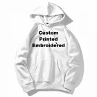 Hoodies Men Factory Custom 100% Polyester Men's Pullover Hoodies High Quality Casual Sweatshirt