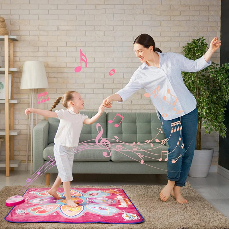 Children's dancing mat Electric Princess dance mat Wireless game pedal crawling music blanket