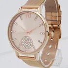 Metal Watch Women Wristwatch Metal Mesh Strap Waterproof Fashion Rose Gold Diamond Watch Ladies Watch