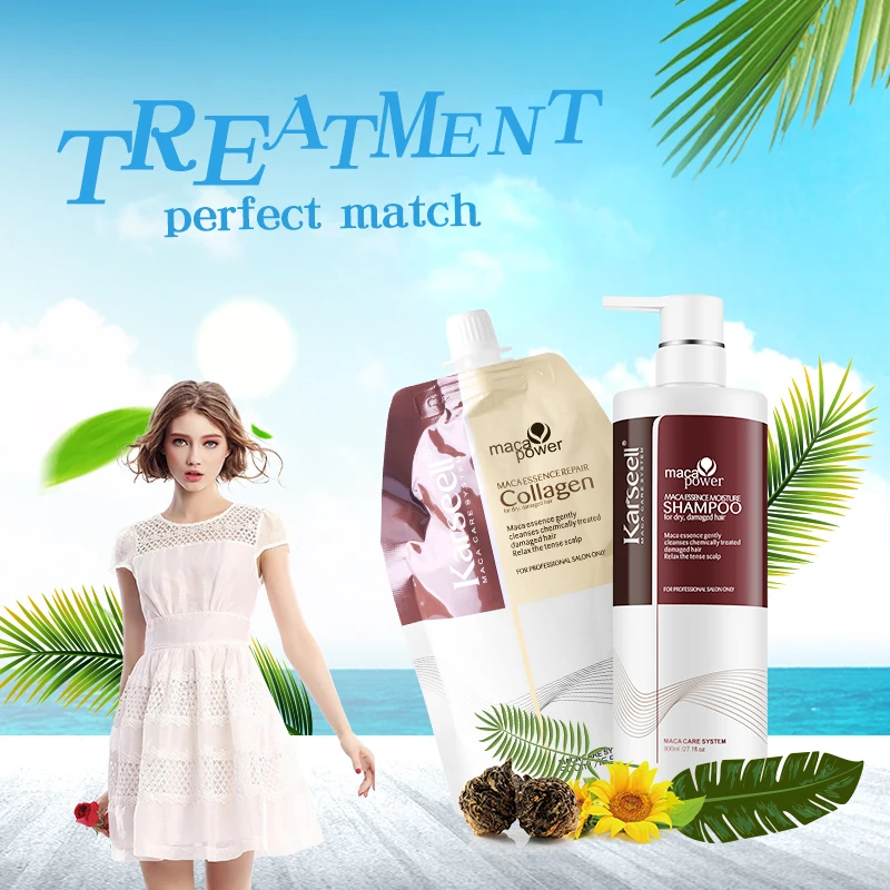 Customized Karseell MACA Essence Natural Hair Treatment Argan Oil Karseell Collagen Hair Mask For Moisturizing Hair
