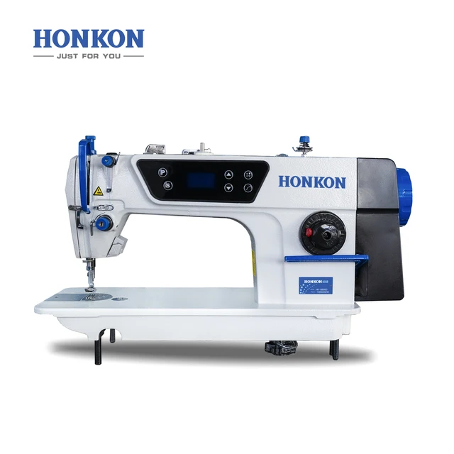 Direct drive high-speed single needle lockstitch sewing machine HK-8800D
