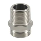Fitting NPT Male Thread 304 Stainless Steel Hex Nipple Pipe Fitting Union Connector For Hydraulic