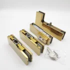 China Patch Fitting China Jinli 10-12mm Thickness Glass Door Hot Sale Dormat Golden Patch Fitting