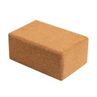 Yoga Custom Logo Eco Friendly Organic Cork Wooden Yoga Block