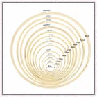 Hoop Bamboo Embroidery Hoops Different Diameter Cross Stitch Frame Bamboo Embroidery Hoop