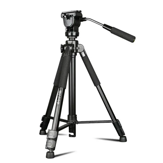 Q333 Professional video camera tripod for dslr digital camcorder dv tripod fluid head picture stand support tripod 65''