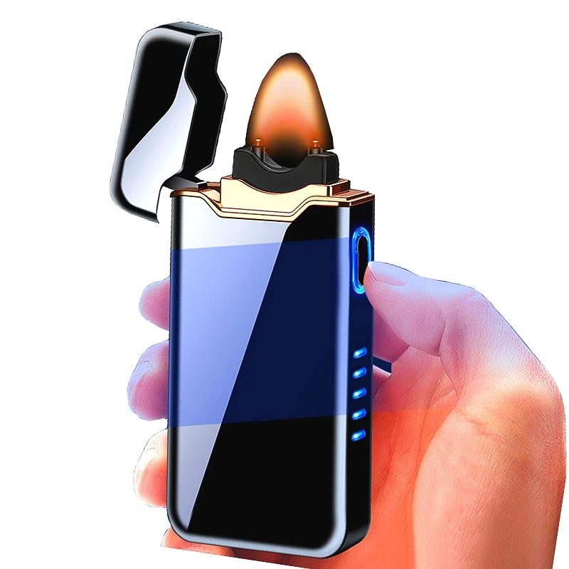 Metal Usb Arc Lighter Rechargeable Flameless Windproof Plasma Lighter Custom Best Gift For Man - Buy Electric Lighter, Lighter Product on Alibaba.com