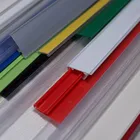 Price Holder Clip Clip Holder Shelf Price Label Holder Supermarket Tag Holder Clip Strip Clear PVC Plastic