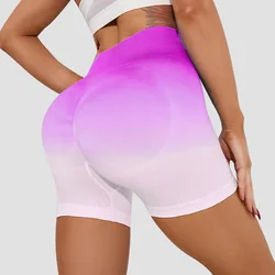 Best Selling Gradual Seamless Yoga Breathable Tight Yoga Sports Shorts Fitness Women Running Shorts