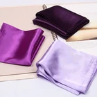 Hijab Pure Polyester Solid Color Square Women Shawl Foulard Hijab Scarf