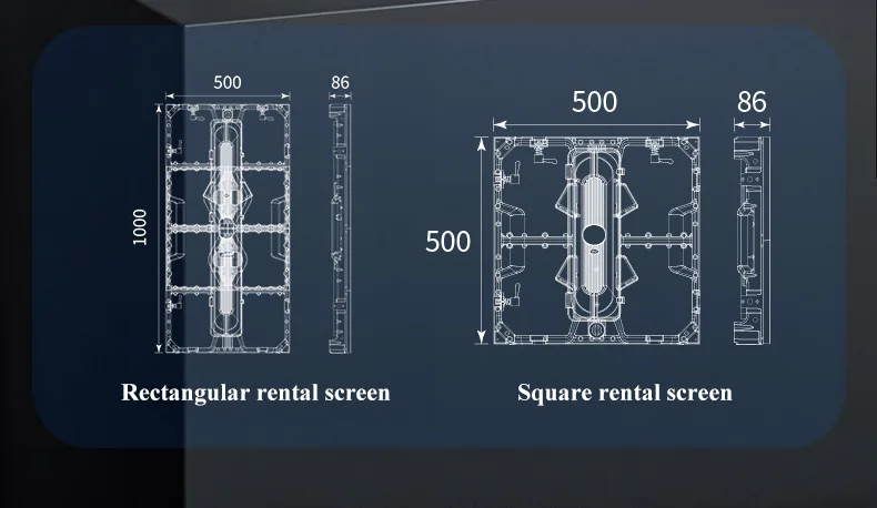 High Brightness CE Certified ROHS Certified Waterproof Outdoor Rental LED Display for Stage Events and Advertising
