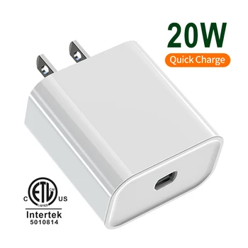 Amazon hotsale 2021 USB C 20W fast charger for iphone Apple 12 adaptor
