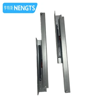 Manufacturer 3D 16" Undermount Soft Close Drawer Slides Full Extension 3 Fold Telescopic Kitchen Hotel Home Outdoor Bedroom