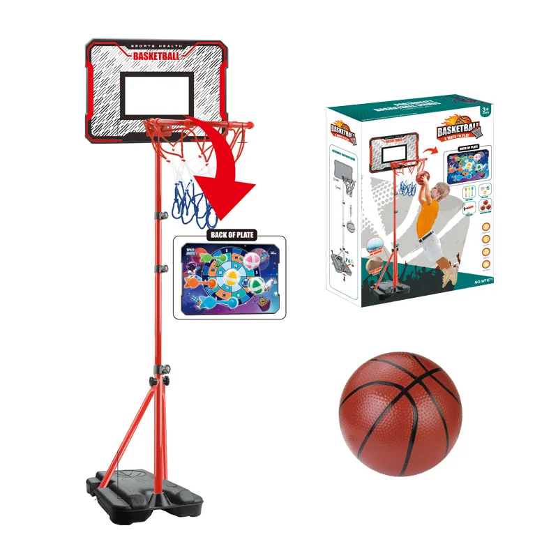 EPT New Popular Children Multifunctional Basketball Stand Indoor Adjustable Outdoor Backyard Game Basketball Stand For Kids