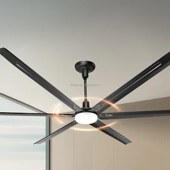 Factory Direct AC Motor Ceiling Fan Light Remote Control Easy Setup US Plug for Outdoor Hotels Households Metal Electric RV