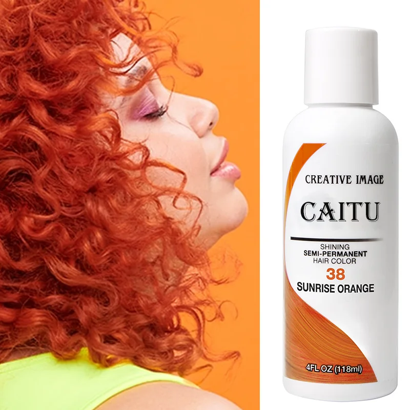 Natural Organic 118ml Hair Dye Color Sunrise Orange Semi Permanent Hair  Coloring Cream For Professional Salon - Buy Semi Permanent Hair Coloring, Coloring Cream For Professional Salon,Hair Dye Product on 
