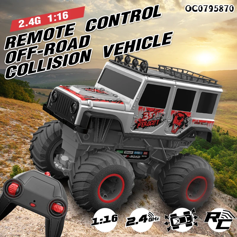 High speed off-road remote control car toy 1:16 kit with remote