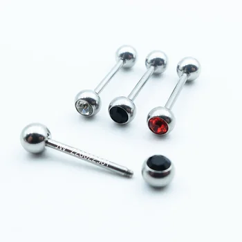 Wholesale Stainless Steel Titanium steel Tongue Barbell Piercings Sexy Nipple Ring Piercings Body Jewelry
