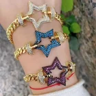 Charm Bracelet Hot Sale Adjustable Accessories Designers Jewelry Circle Star Love Heart Custom Gold Bangle Charm Bracelet