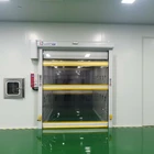 Doors 110V Integrated Painted Steel Frame Plastic Fast Rapid Rollup Speed High Doors