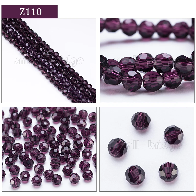 product 3 4 6 8mm austria round facet crystal beads for jewelry making bracelet diy accessories glass spacer loose beads-39