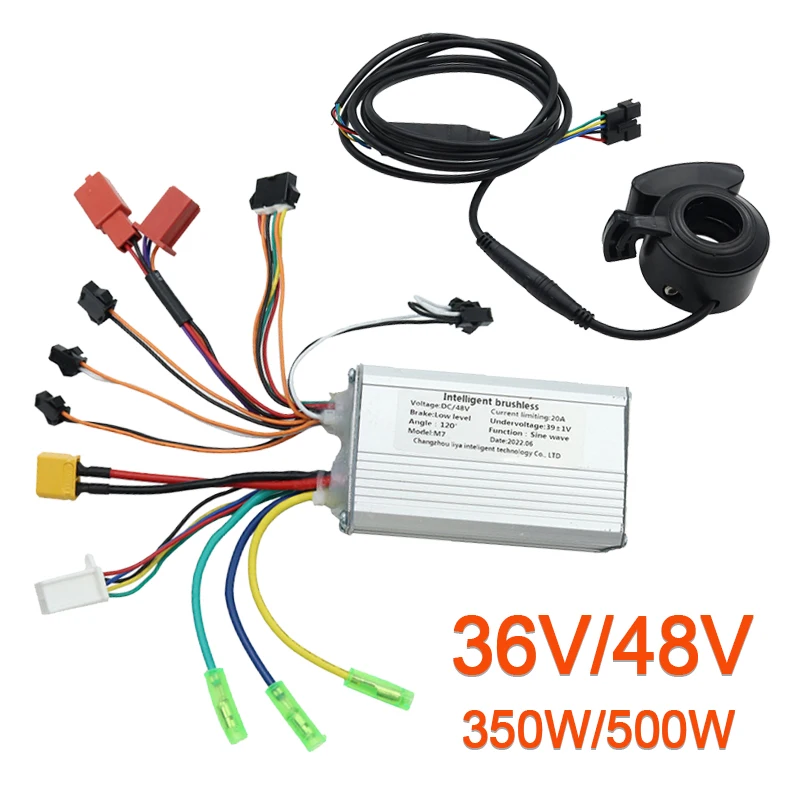 Intelligent Brushless Motor Controller 36V 15A/48V Controller scooter Throttle Cable for electric scooter accessories parts