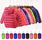 Winter Wholesale Multi Colors Hooded Children Winter Coat Ultra Light Kids Down Jacket For Sale
