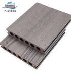 Wood Interlock Outdoor DIY Wood Grain Deep 3D Embossing Wood Plastic Composite WPC Deck Tiles