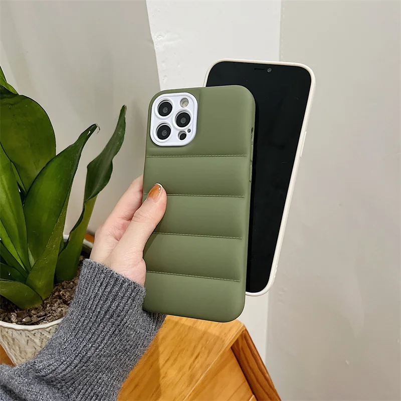 Luxury Matte The Puffer Case For Iphone 11 12 13 Pro Xs Max X Xr 7 8