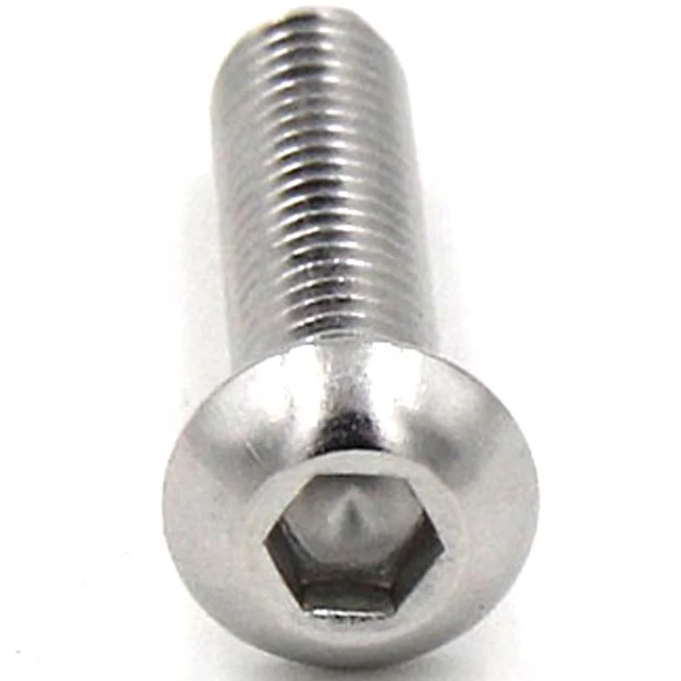 M2 M2.5-304 Stainless Steel Hex Socket Button Head Screws ISO 7380 A2 18-8 
