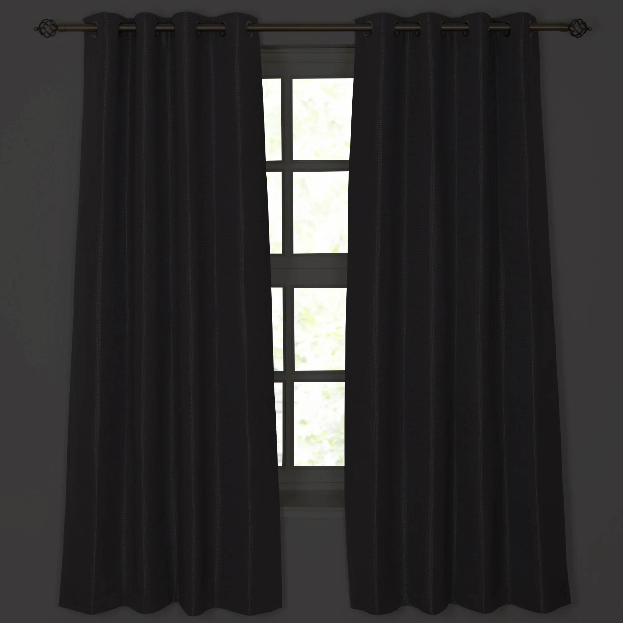 Wholesale factory direct sales blackout polyester cheap window curtains in stock