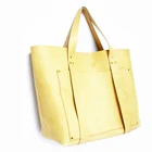 Leather Handbag 2021 Handmade Luxury Custom Logo Cow Real Leather Large Tote Handbag Bags Women