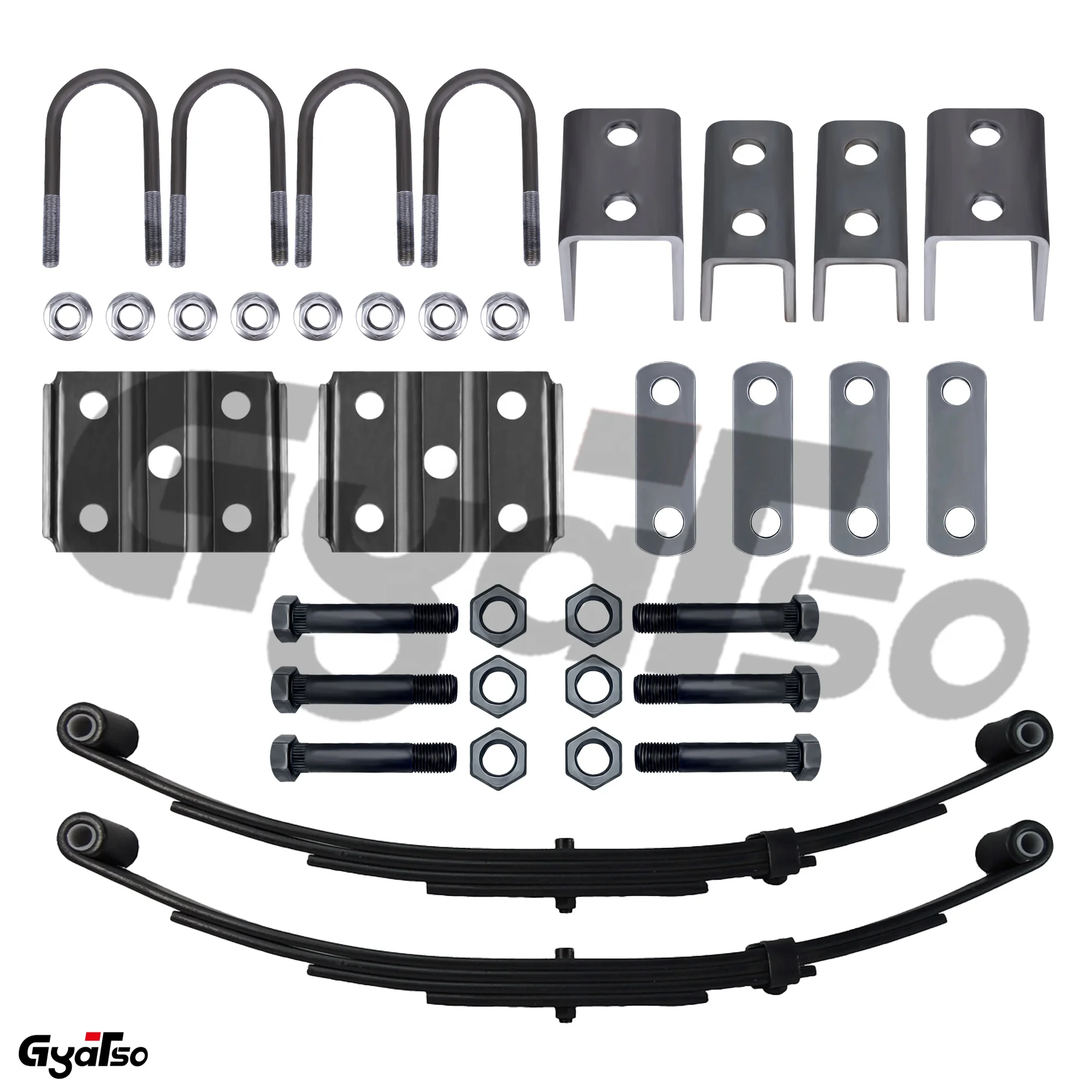 Lb Single Trailer Axle Suspension Kit Leaf Spring U Bolt And Hanger