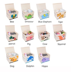 Customized Products Collapsible Baby Toys Storage Organizer Box Kids Clothes Household Items Small Storage & Organizers With lid