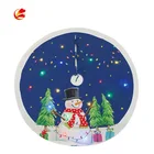 Decorative Lights Hot Sale Led Decorative Tree Skirt Heat Transfer With Lights Christmas Tree Skirt Wholesale