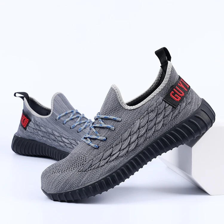 High quality hot sale soft rubber non-slip sole steel toe anti-smash safety shoes
