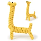 Rope Toy Cotton Rope Teeth Cleaning Chewing Giraffe Cute Pet Dog Toy
