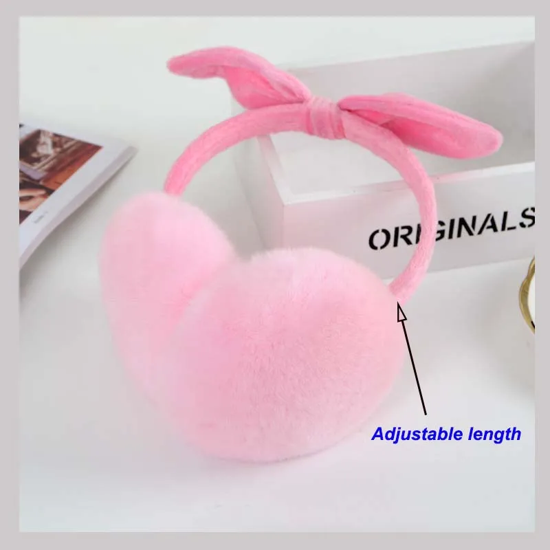 rex rabbit fur earmuff details