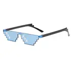 Sunglasses 14451 2022 Promotional Cheap Black Pixel Thug Life Party Funny Glasses Sunglasses