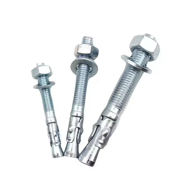 High Quality White Zinc Plated Steel Wedge Anchor Quality Expansion Anchor at Low Price factory