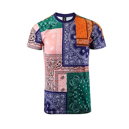 Wholesale custom 100% polyester sublimation printing t-shirts for men