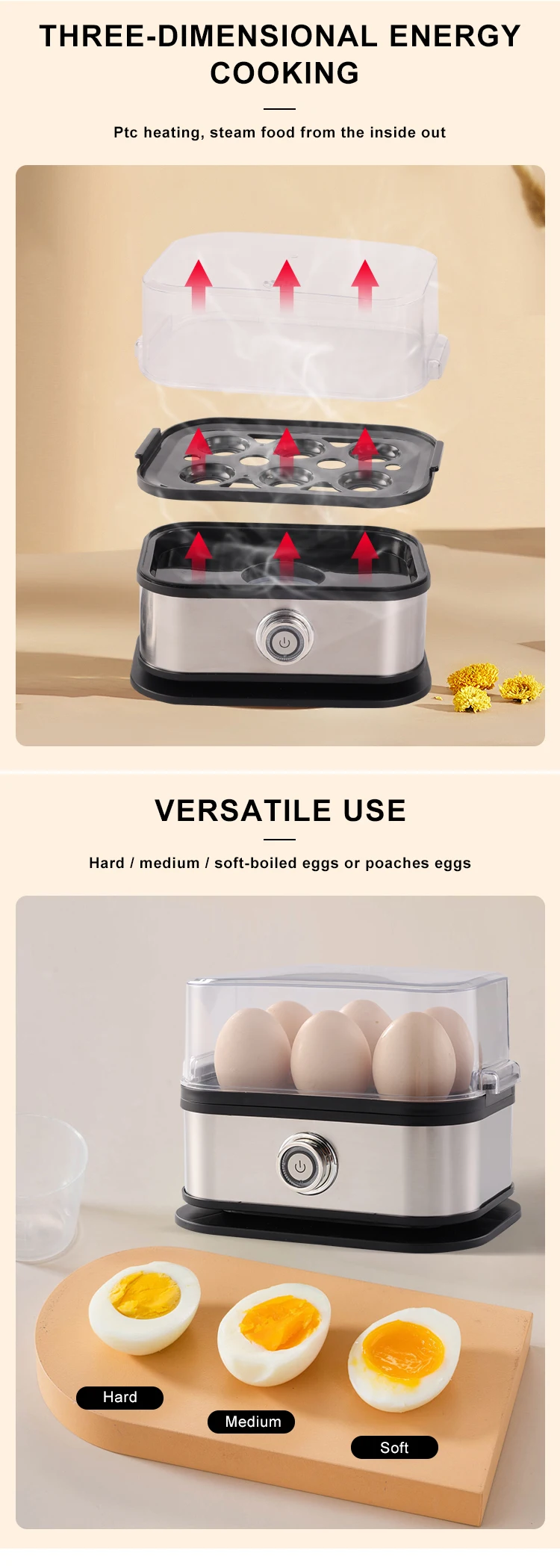 New Arrivals Kitchen Electric Egg Boiler Holder Rapid Egg Cooker H055470e9b40e4aff9c8e7218a5aaeab6W