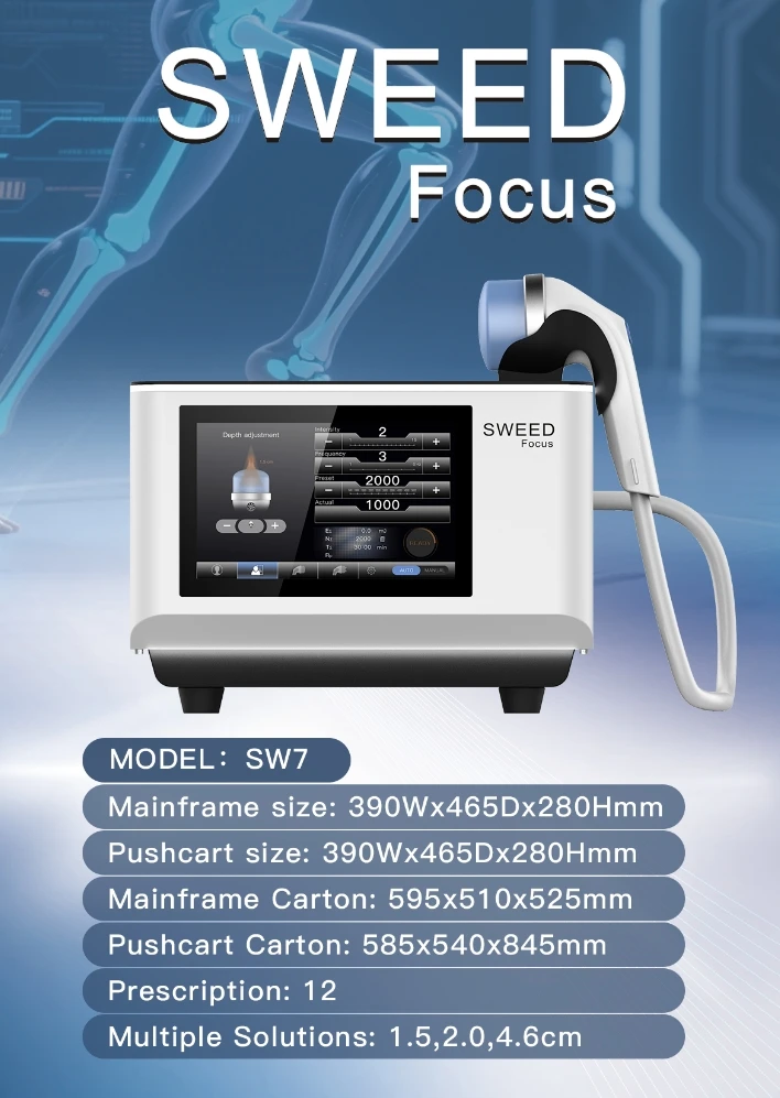 Hot Selling SWFOCUS Physical Therapy 2 in 1 Promote Metabolism Reduce Pain SWFOCUS Pressure Therapy Machine