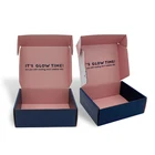 Gift Hot Sell Pink Customize Luxury Paper Box Folding Type Corrugated Paper Gift Packaging Boxes