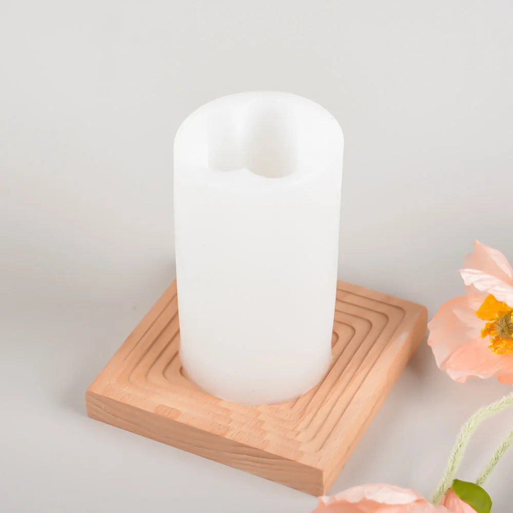 Creative style decoration Petal geometry column silicone Candle mold cake silicone mold