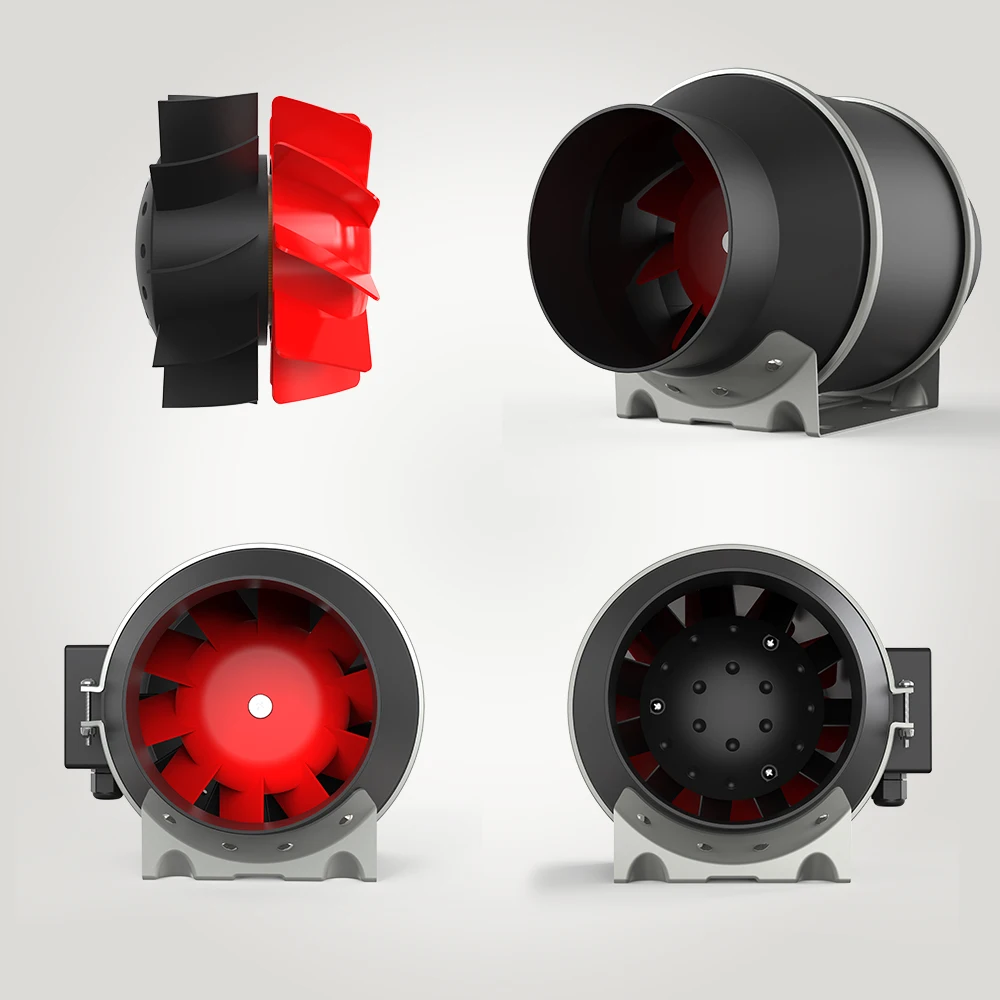 Inline Duct Fan, 110v, Battery Powered - detail 8