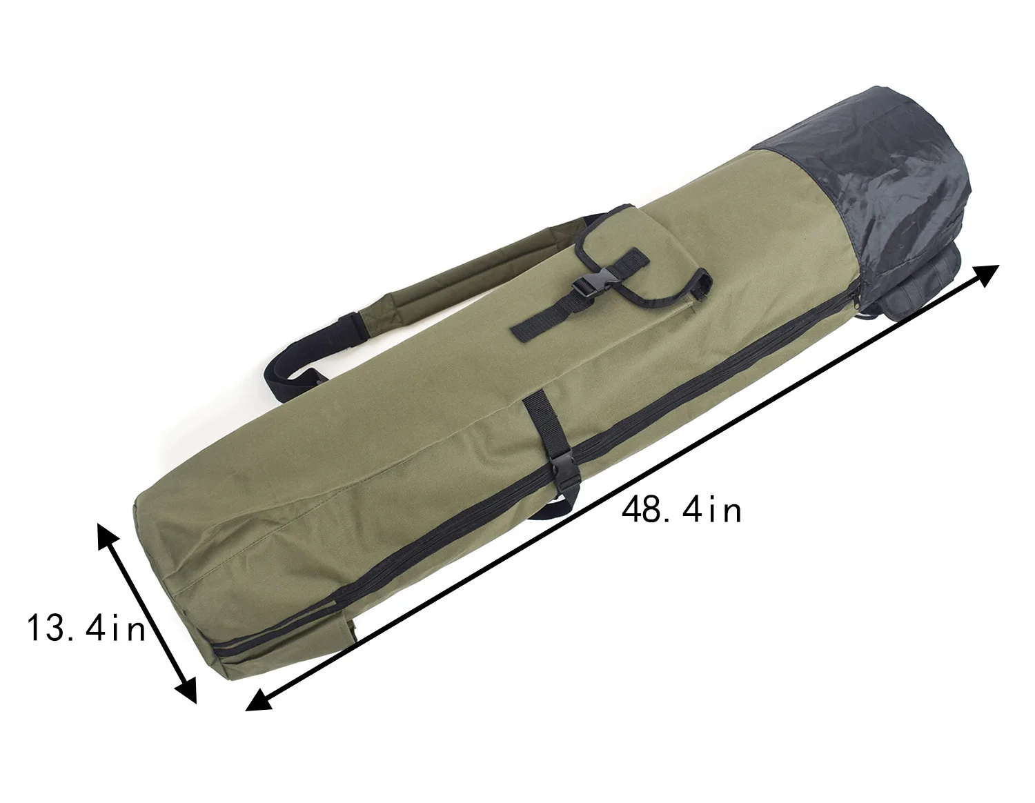 Custom Outdoor Round Tackle Rod Storage Bags Fishing Supply Waterproof Oxford Multi-function Durable Fishing Rod Bag