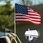 Nfl Wholesale American Car Flags High Strength 100% Polyester Custom NFL Sports Decoration USA Car Flags