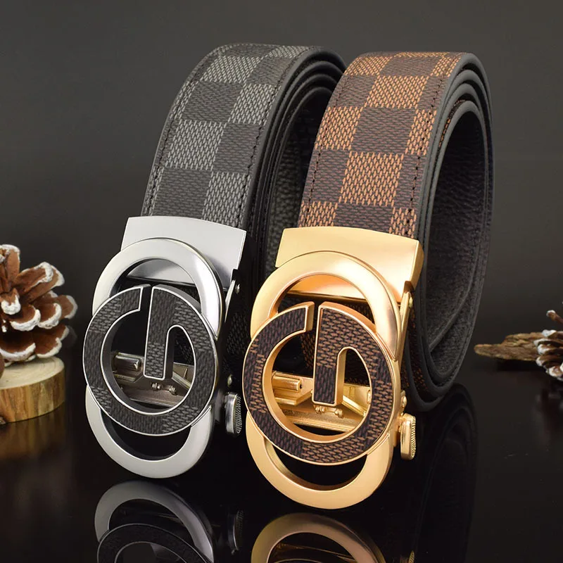 Lxurury Automatic Buckle Belt Business 