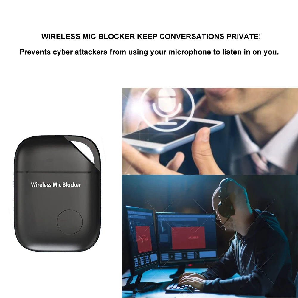 Oem Logo Antihacker Portable Microphone Wireless Mic Blocker Wireless